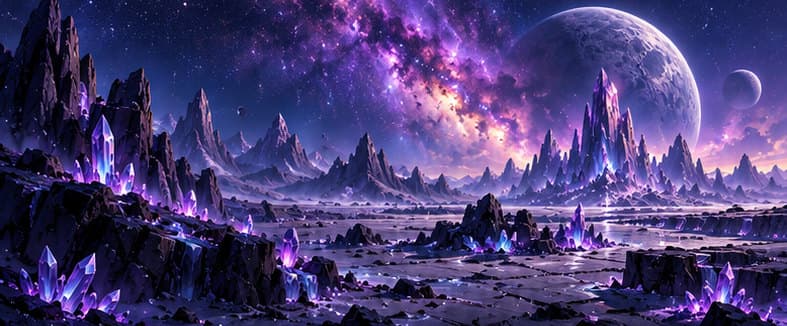 Illustration from the Astral Caverns mining area
